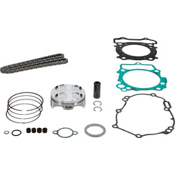 VERTEX Zestaw naprawczy góry silnika Yamaha WR 250 F (WRF250) '24-'25, YZ 250 F (YZF250) '24-'25 [76,97 mm][+0,02 mm] [13,8:1] W zestawie: Tłok [C], uszczelki top-end, łańcuszek rozrządu