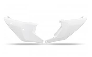 UFO Boczki tylne do Husqvarna TC 125 / 250 '23-'24, TE 150 / 250 / 300 '24, FC / TX / FX / FE 300 / 350 / 450 / 501 '24 kolor biały