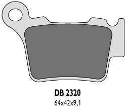 DELTA Reinforced Brake Pads KTM KH368 Rear.