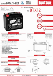 BS AKUMULATOR BTX12 10AH 180A