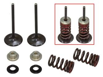 Zawory ssące [komplet zaworów + sprężyny + podkładki][stalowe] Suzuki RMZ 250 '10-'15  (MX-09531I) (31X4,48X80,2MM)