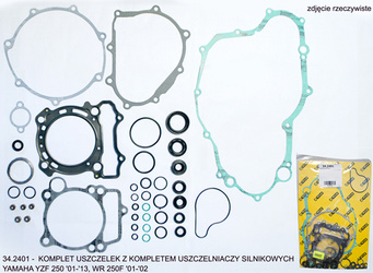 Prox Komplet uszczelek + zestaw uszczelniaczy silnika Yamaha YZ250F '01-'13 / WR250F '01-'02