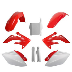 Pełny komplet plastików Honda CRF 250R '06-'07 Polisport czerwono,biały