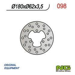 NG Brake disc rear PEUGEOT XP6 SM 02-05