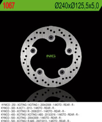 NG Brake disc rear KYMCO XCITING 250/300/500