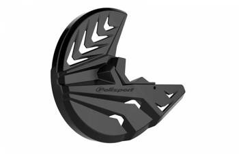 POLISPORT Osłona tarczy hamulcowej KAWASAKI KX250F `13-`19KX450F `15-`19 przód z zestawem montażowym