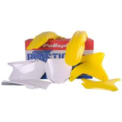 Komplet plastików Suzuki RMZ 450 '05-'06 Polisport żółty