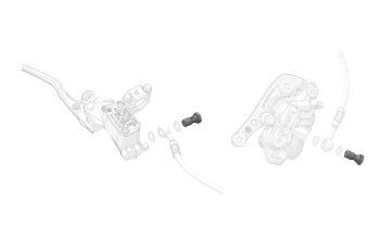 Stark Future Banjo bolt Brembo master cylinder