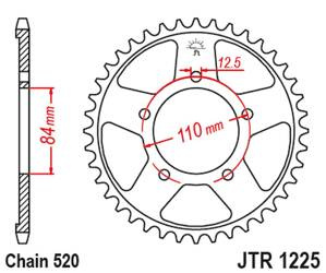 JT Zębatka tylna stalowa [41 zębów] HONDA CMX 500 REBEL 17-18