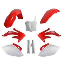 Pełny komplet plastików Honda CRF 450R '08 Polisport czerwono,biały