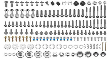 Accel Komplet śrub Pro Pack KTM SX/EXC w kolorze czarnym