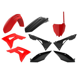 Komplet plastików Honda CRF 250R '18-'21 / CRF 450R '17-'20 Polisport czerwono,czarny