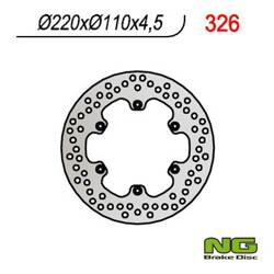 NG Brake disc rear APRILIA 125/350/600/650