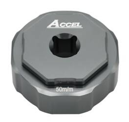 Accel/Zestaw do serwisu zawieszeń Showa dwukomorowych/Klucz do rozkręcania wkładu i zewnętrznej nakrętki [50mm]/Kolor zgodny z parametrami towaru