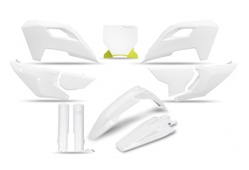 Komplet plastików UFO dla Husqvarna TC 125 / 250, FC 250 / 350 / 450, FX 350 / 450, TX 300 (rok '23-'24) kolor biały