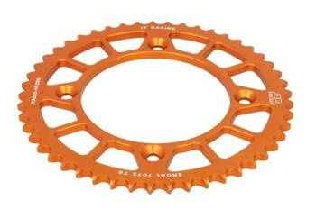 JT Zębatka tylna aluminiowa [49 zębów] KTM SX 85 04-18 / 105 XC 07-11 kolor pomarańczowy