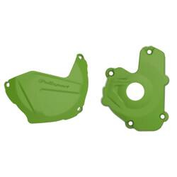 Osłona dekla alternatora + osłona pokrywy sprzęgła Kawasaki KX 250F '13-'16 Polisport czarny
