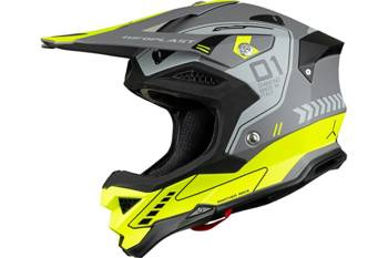 Kask na crossa UFO Diamond kolor szary / żółty / czarny