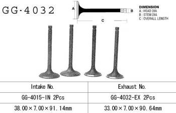Vesrah Zawór wydechowy KAWASAKI KLR 650 87-09