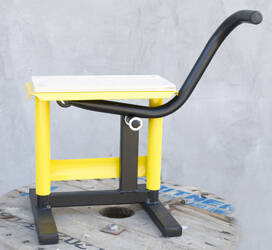 Biketec stojak/podnośnik/podstawka pod motocykl cross kolor żółty