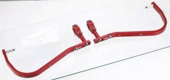 Accel/Czerwone Handbary z Mocowaniem Aluminiowym/[22mm]