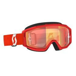 SCOTT Gogle Primal red/ / orange chrome works kolor biały szyba