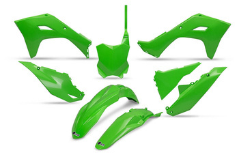 Komplet plastików UFO Kawasaki KXF 450 '24 kolor zielony