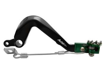 Accel Zielona Dźwignia Hamulca Nożnego/Kawasaki KX 80/KX 100 [01-18]