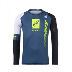Kenny Racing Bluza cross TRACK ZOOM PETROL kolor niebieski,żółty,biały,czarny