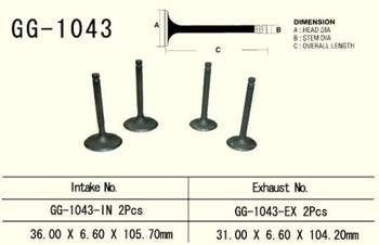 Vesrah Zawór wydechowy HONDA XL 600R/XR 650L/XR 600R / NX 650 90-00