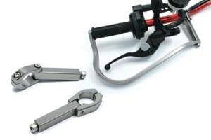 ZETA Kit montażowy aluminiowych osłon dłoni do kierownicy 28,6mm