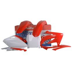 Komplet plastików Honda CRF 250R '04-'05 Polisport czerwono,biały