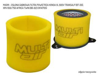 Multi Air Dodatkowa osłona gąbkowa filtra powietrza HONDA XL 600V TRANSALP 87-00 / XRV 650/750 AFRICA TWIN 88-92