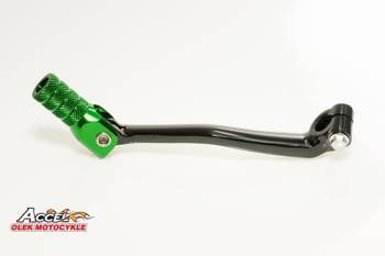 Dźwignia zmiany biegów Accel / Aluminiowa / Kawasaki KXF 450 '06-'08 / Czarna / Zielona