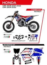 UFO Komplet plastików + okleina HONDA CRF 250R 22 / CRF 450 21-22