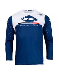 Kenny Racing bluza cross model Track Raw Navy kolor niebieski/biały