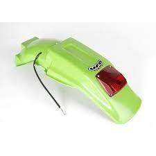 Błotnik Tył UFO dla Kawasaki KDX 200 '90-'94 Z Lampą, kolor zielony