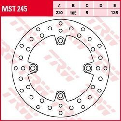 TRW Lucas TARCZA HAMULCOWA TYŁ HONDA CBR 600/900/1000, CB 600 HORNET 98-06
