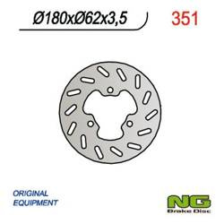 NG Brake disc rear DERBI 50 SENDA