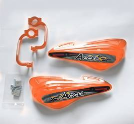 Accel Osłony rąk (handbary) z mocowaniem aluminiowym MX (22+28mm) pomarańczowy