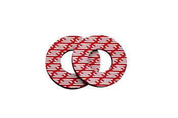 SCAR Pianki antyodciskowe Donuts kolor czerwony