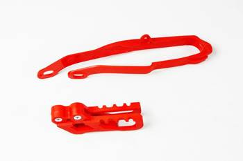 UFO Komplet Ślizg + Prowadnica łańcucha Honda CR 125/250 '00-04, CRF 250R/X '04, CRF 450R '02-04,