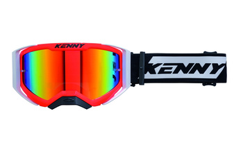 Kenny Racing gogle model Ventury Red/Yellow kolor żółty fluo/czerwony szyba czerwone lustro