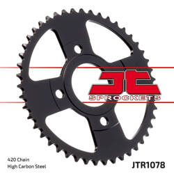 JT Zębatka tylna stalowa [47 zębów] YAMAHA TZR 50 / X-POWER 96-06 / MBK X-POWER 50 00-06