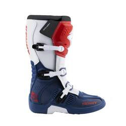 Kenny Racing buty na crossa model Track Patriot kolor niebieski/biały/czerwony