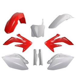 Pełny komplet plastików Honda CRF 250R '09 Polisport czerwono,biały