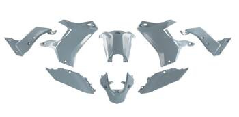 Complete set of plastics [excluding front fender] T7 REVOLUTION Yamaha TENERE 700 '19-'24 grey color Racetech