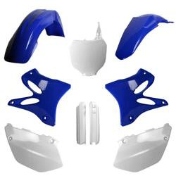 Pełny komplet plastików Yamaha YZ 125 / 250 '02-'04 Polisport niebieski,biały