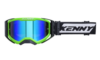 Kenny Racing gogle model Ventury Red/Yellow kolor żółty fluo/czerwony szyba czerwone lustro
