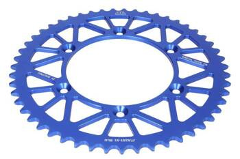 JT Zębatka tylna aluminiowa [51 zębów] YAMAHA YZ/YZF/WRF 99-20 kolor niebieski